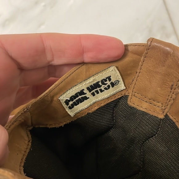 Code West tan leather country western or cowboy boot size 7 great condition - Picture 13 of 14